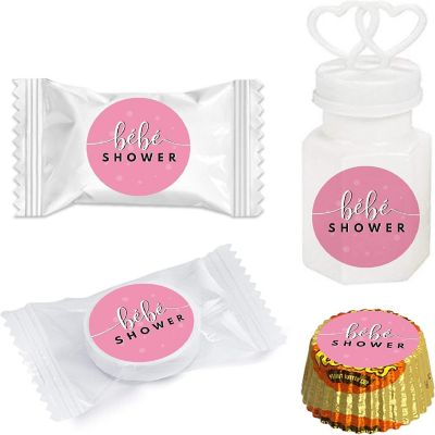 216PK Paris Chocolate Drop Labels Image 1
