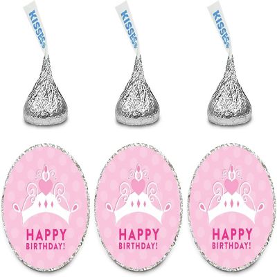 216PK Princess Castle Birthday Labels Image 2