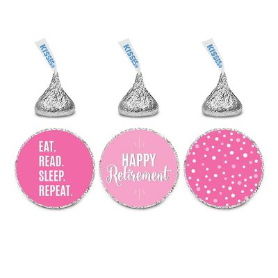 216PK Retirement Female Chocolate Labels Image 1