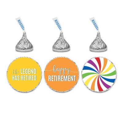 216PK Retirement Rainbow Chocolate Label Image 1