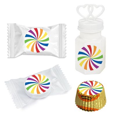 216PK Retirement Rainbow Chocolate Label Image 1
