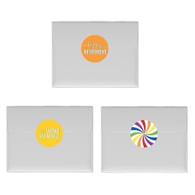 216PK Retirement Rainbow Chocolate Label Image 2