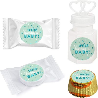 216PK Sprinkle Mint Chocolate Labels Image 1