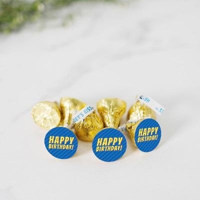216PK Superhero Chocolate Drop Labels Image 1