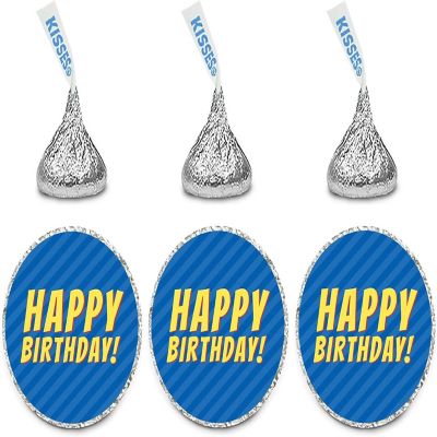 216PK Superhero Chocolate Drop Labels Image 2