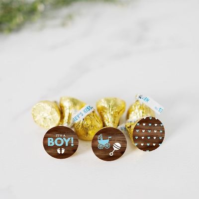 216PK Trio It's a Boy! Chocolate Labels Image 1