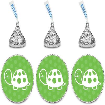 216PK Turtle Birthday Chocolate Labels Image 2