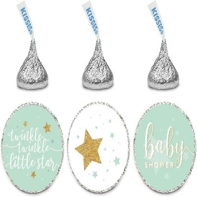216PK Twinkle Mint Green Chocolate Label Image 1
