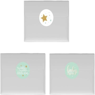 216PK Twinkle Mint Green Chocolate Label Image 2