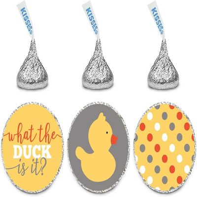 216PK What The Duck Chocolate Drop Label Image 1