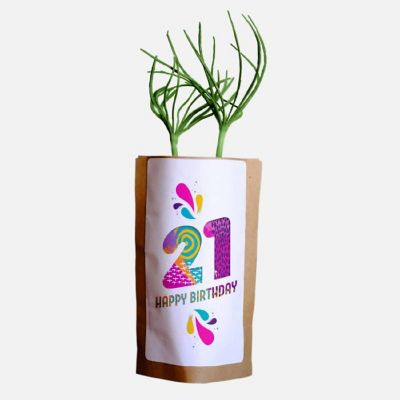 21st Birthday Design - 25 Trees - ForestNation - 1oz Tree Kit Pouch Image 1