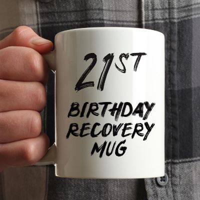 21st Birthday Recovery Ceramic Mug Image 1