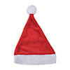 22 1/2" Plush Red Santa Claus Hats with Pom-Pom Tassel - 12 Pc. Image 1