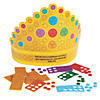 22 1/2" Purim Queen Esther Mosaic Crown Craft Kit - Makes 12 Image 1