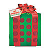 22 1/2" x 27 1/2" Christmas Gift Red & Green Cardboard Prize Punch Game Image 1