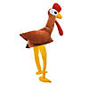 22" circ. Brown Chicken Polyester Hat with Extended Legs Image 2