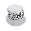 22" circ. Color Your Own Zoom In VBS Polyester Bucket Hats - 12 Pc. Image 1