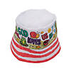 22" circ. Color Your Own Zoom In VBS Polyester Bucket Hats - 12 Pc. Image 4