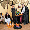 22" Ghost Halloween Ball Throw & Stick Black & Orange Foam Target Game Image 2