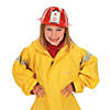 22" Kids Blazing Red Plastic Fire Chief Hats - 12 Pc. Image 1