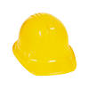 22" Kids Classic Yellow Plastic Construction Worker Hats - 12 Pc. Image 1