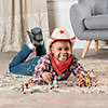 22" Kids Cowboy Hats with Blue & Red Rim & Star - 12 Pc. Image 3
