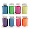 22 oz. Bright Nifty Neon Colored Craft Sand Bottle Set - 8 Pc. Image 1
