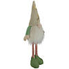 22" Pre-Lit Standing Spring Gnome Figure with Knitted Hat Image 3