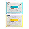 22" x 17" Four Square Yellow, Red, Blue & Green Dry Erase Magnetic Sheets- 4 Pc. Image 1