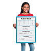 22" x 17" Large Dry Erase Laminted Math Graphic Organizers - 6 Pc. Image 1