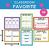 22" x 17" Large Dry Erase Laminted Math Graphic Organizers - 6 Pc. Image 2