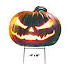 22" x 17" Scary Pumpkin Yard Sign Image 1