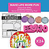 222 Pc. All About Kindness Coloring Activity & Handout Kit for 24 Image 2