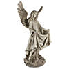 23.25" Ivory Religious Angel Outdoor Bird Bath Statue Image 2