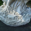 23.25" Ivory Religious Angel Outdoor Bird Bath Statue Image 3
