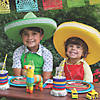 23" Adults Solid Color Straw Sombreros with Chin Cord - 12 Pc. Image 2