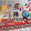 232 Pc. Flags of All Nations Party Tableware Kit for 50 Guests Image 3