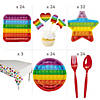 235 Pc. Lotsa Pops Party Ultimate Tableware Kit for 24 Guests Image 1