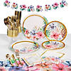 238 Pc. Elevated Luau Party Tableware Kit for 24 Guests Image 1