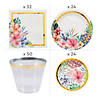 238 Pc. Elevated Luau Party Tableware Kit for 24 Guests Image 1