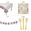 238 Pc. Elevated Luau Party Tableware Kit for 24 Guests Image 2