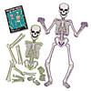 24 1/4" x 40 1/4" Halloween Skeleton Puzzle Scavenger Hunt Game Image 1