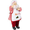 24" Animated and Musical Chef Santa Claus With Hot Cocoa and Cookie Christmas Figure Image 3