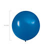 24" Blue & Teal Latex Balloons &#8211; 3 Pc. Image 1