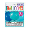 24" Blue & Teal Latex Balloons &#8211; 3 Pc. Image 3