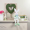 24" Boy Bunny Rabbit Easter and Spring Table Top Figure Image 1