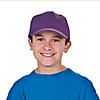 24" Bulk 50 Pc. Kids Bright Cotton Baseball Cap Assortment Image 1