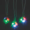 24" Christmas Tree Light-Up Plastic Breakaway Necklaces - 12 Pc. Image 1