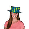 24" circ. Bright Colors & Patterns Accordion Top Hats - 12 Pc. Image 1