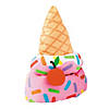 24" circ. Ice Cream Cone with Sprinkles &amp; Cherry Hat Image 1